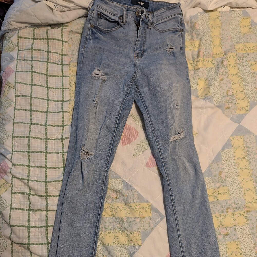 Aero Super High Rise Skinny Jeans